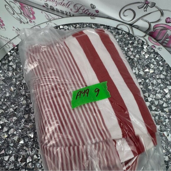 Esprit tank top collared Red white light pink Striped Tank Top button up - Picture 10 of 10